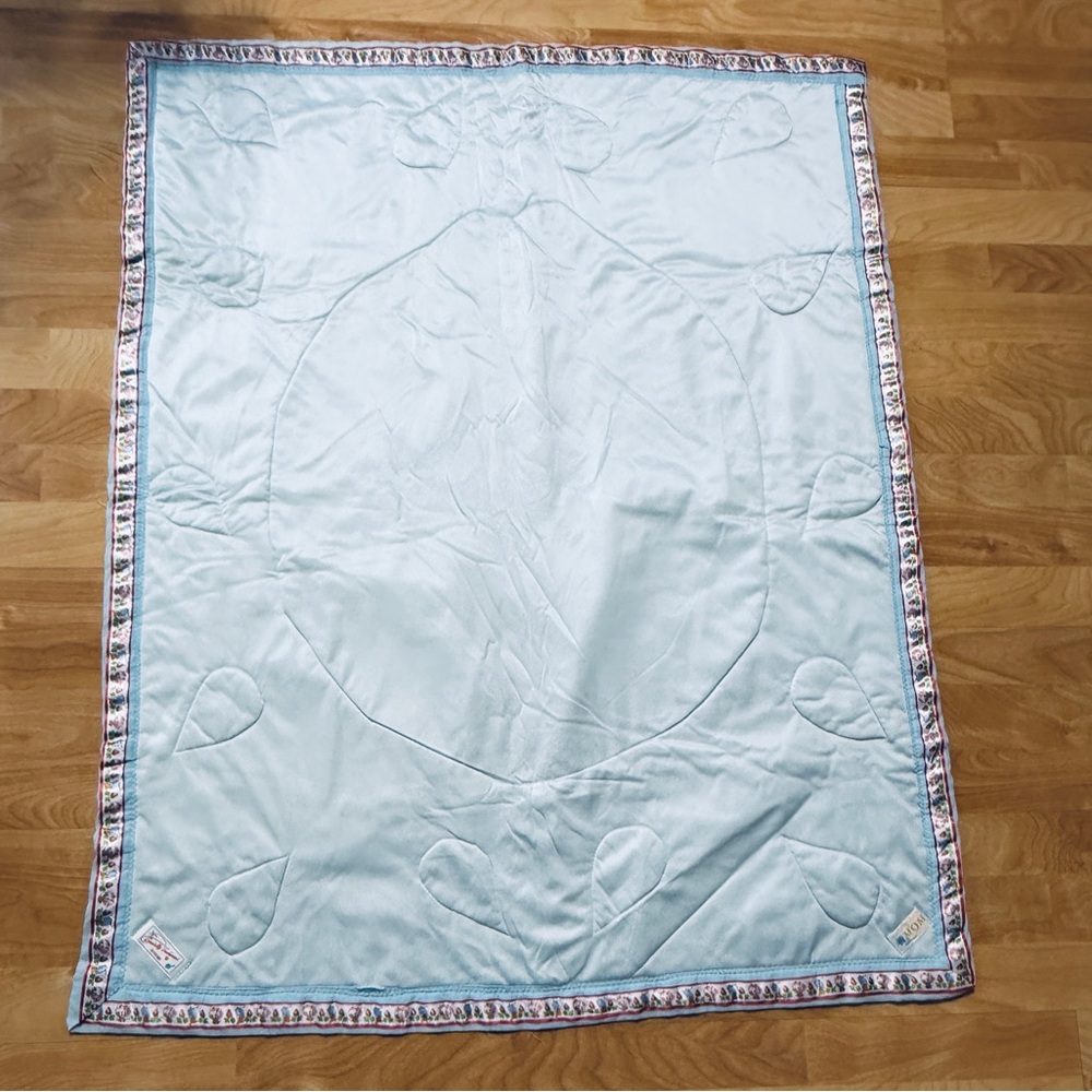 Precious Moments Pig & Skunk homemade quilted baby blanket - Picture 8 of 16